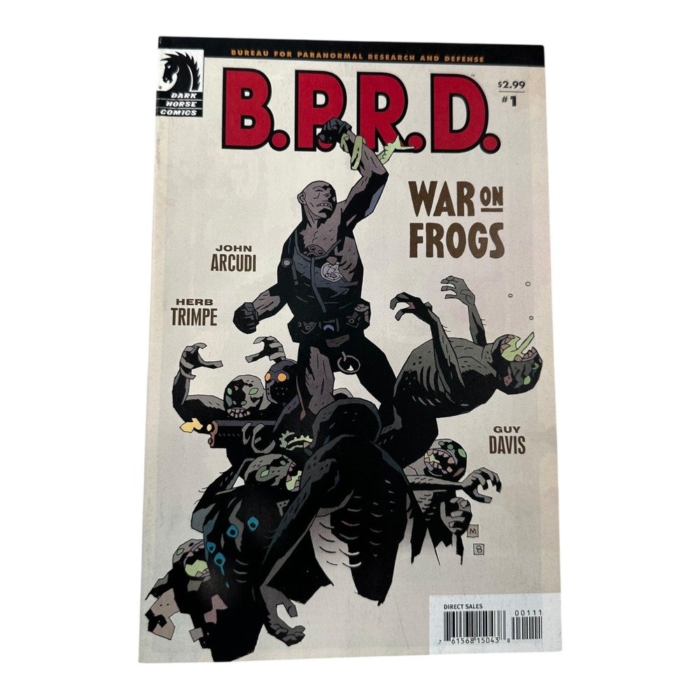 Dark Horse Comics B.P.R.D. War‎ on Frogs #1 Comic Book First Edition